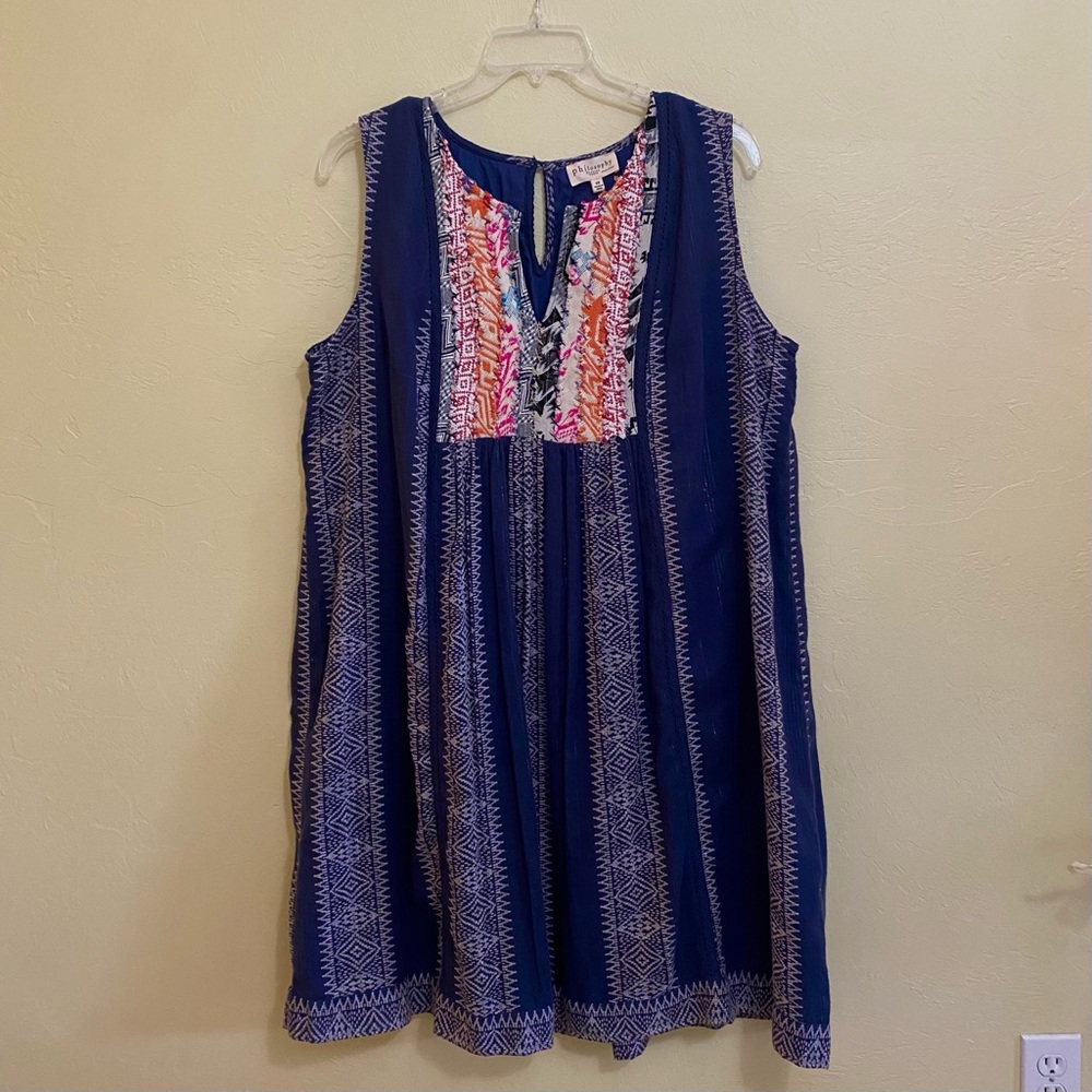 NWT Philosophy BoHo Sleeveless Dress size 2XL